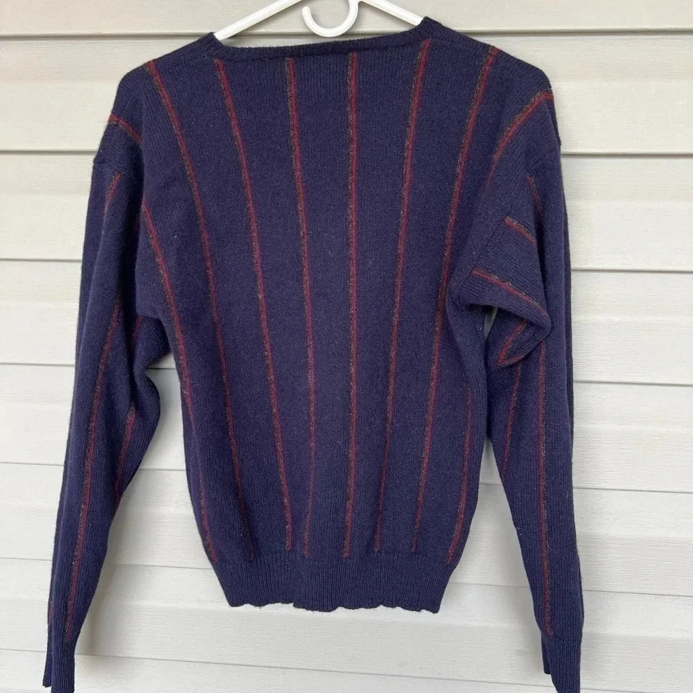 Vtg Polo Ralph Lauren LambsWool Sweater Mens Sz M - Picture 2 of 10